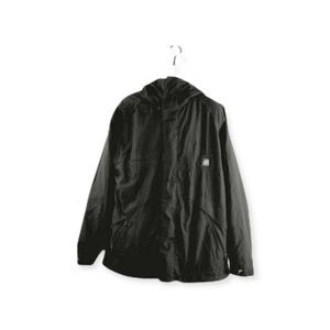 Burton Mens Black Dryride Long Sleeve Hooded Rain Coat Jacket Size Large